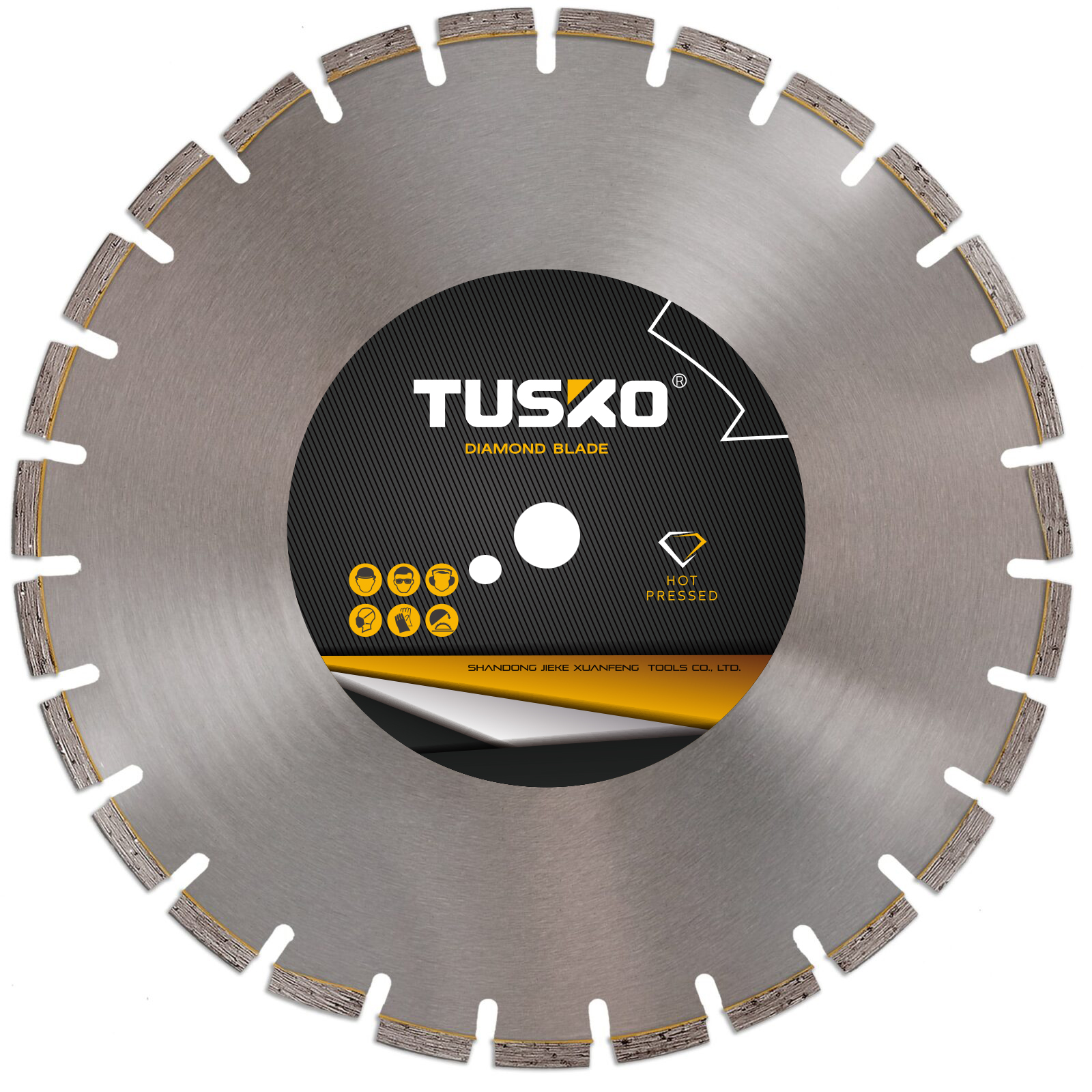 TUSKO Large Diameter Diamond Blade for Road Cutting Machine 350mm to 3000mm
